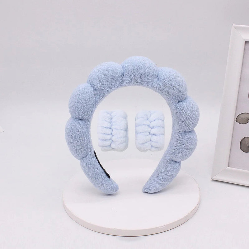 Cloud Sponge Headband and Wristband - Bonitelle Beauty