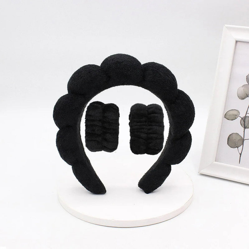 Cloud Sponge Headband and Wristband - Bonitelle Beauty