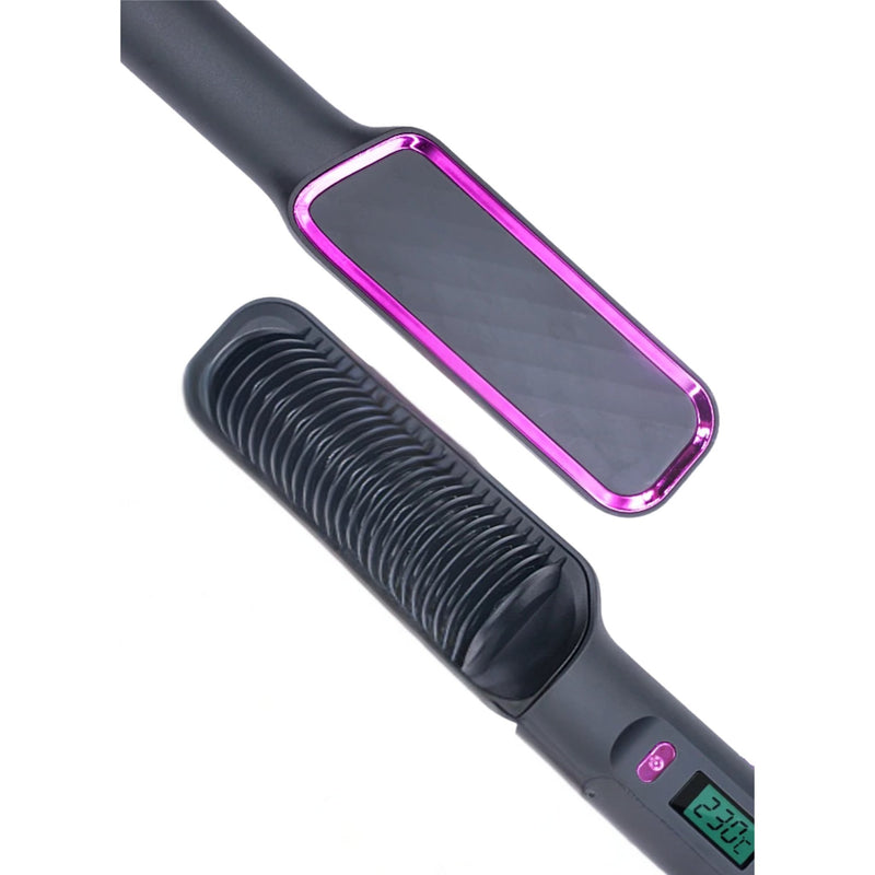 Electric Hair Straightener Brush - Bonitelle Beauty