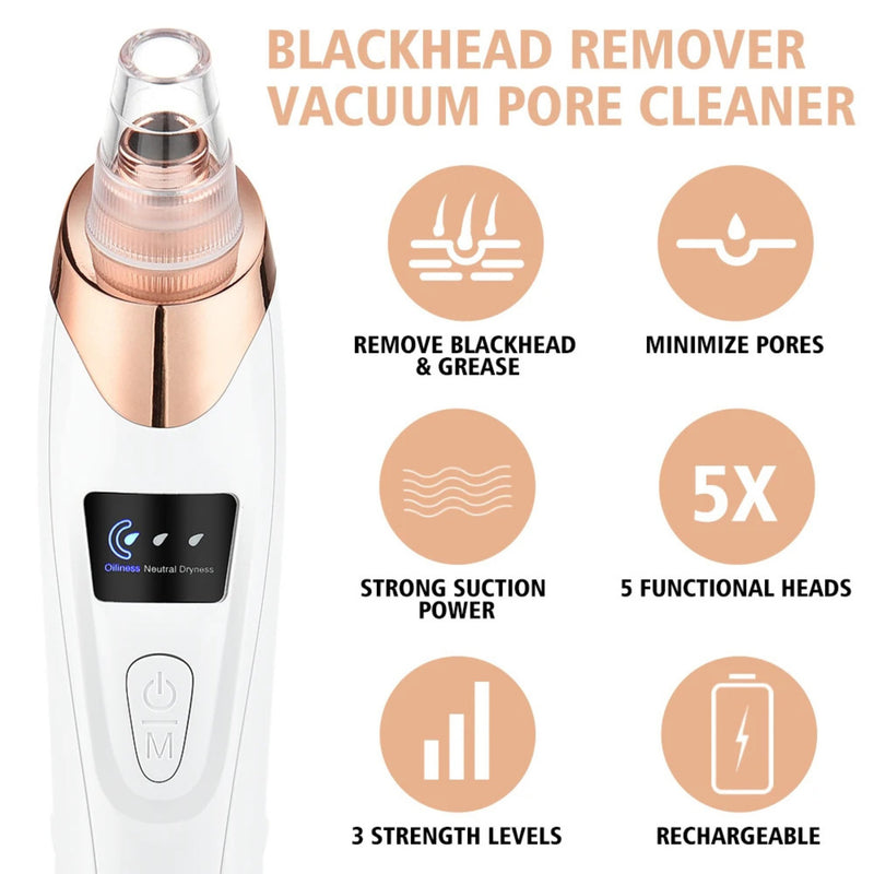 Vacuum Blackhead Remover | Microdermabrasion Device - Bonitelle Beauty